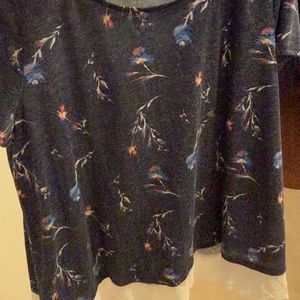 T shirt from Maurices with floral print and lace